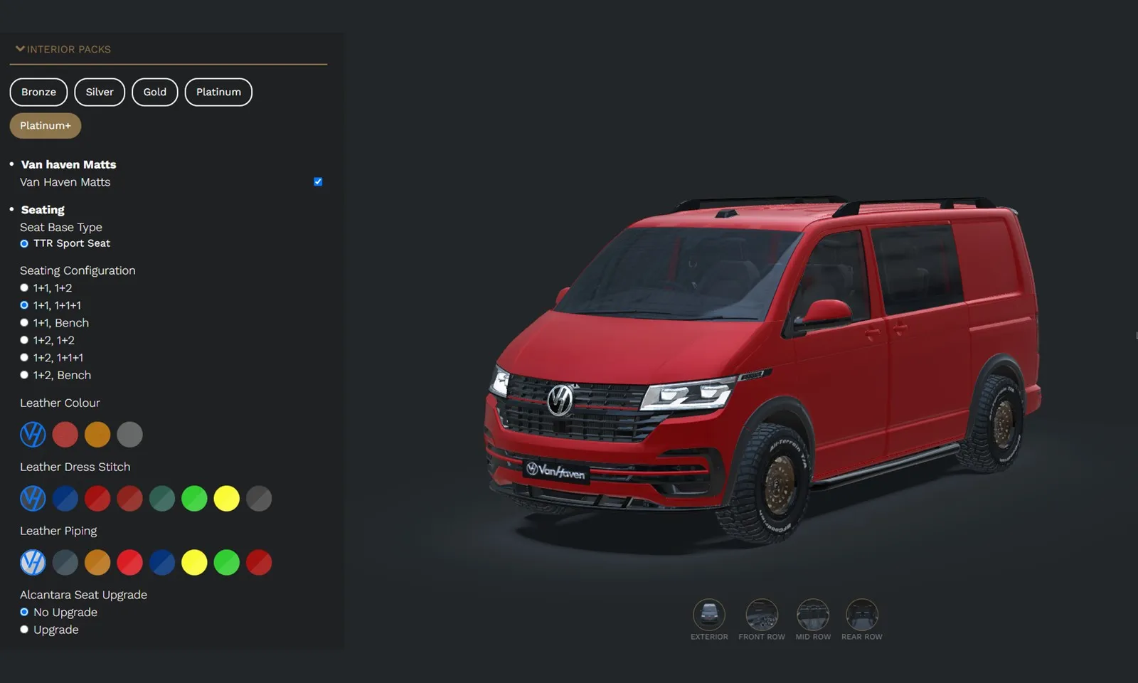 VanHaven: 3D Van Configurator screenshot